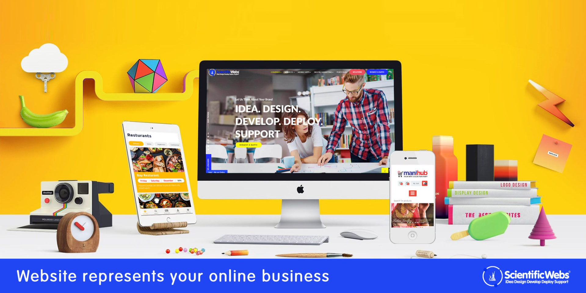website represent business